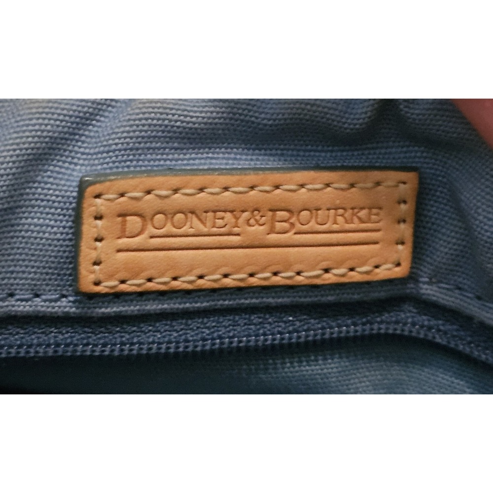 Y2K Dooney & Bourke Rainbow DB Monogram Barrel Bag 11" Vintage - Picture 9 of 10